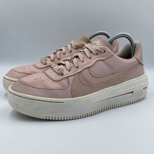 Nike Air Force 1 PLT.AF.ORM Women's 9.5 Pink Oxford Platform Shoes DJ9946-602